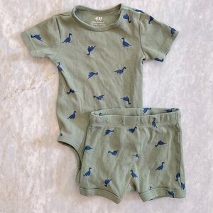 H&M Bodysuit & Short Set